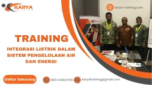 TRAINING INTEGRASI LISTRIK DALAM SISTEM PENGELOLAAN AIR DAN ENERGI