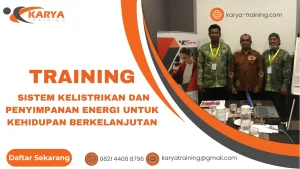 TRAINING SISTEM KELISTRIKAN DAN PENYIMPANAN ENERGI UNTUK KEHIDUPAN BERKELANJUTAN