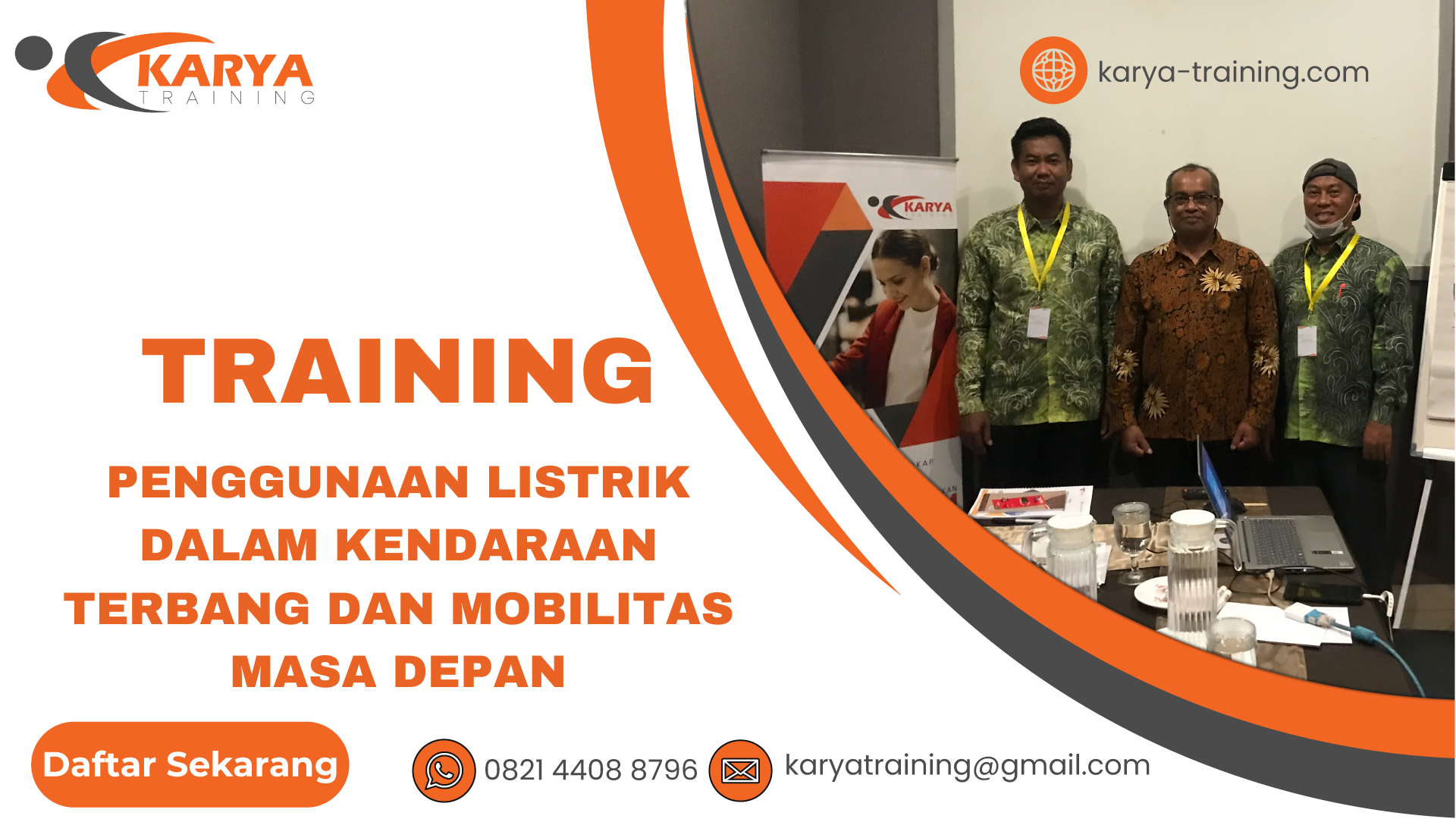 TRAINING PENGGUNAAN LISTRIK DALAM KENDARAAN TERBANG DAN MOBILITAS MASA DEPAN