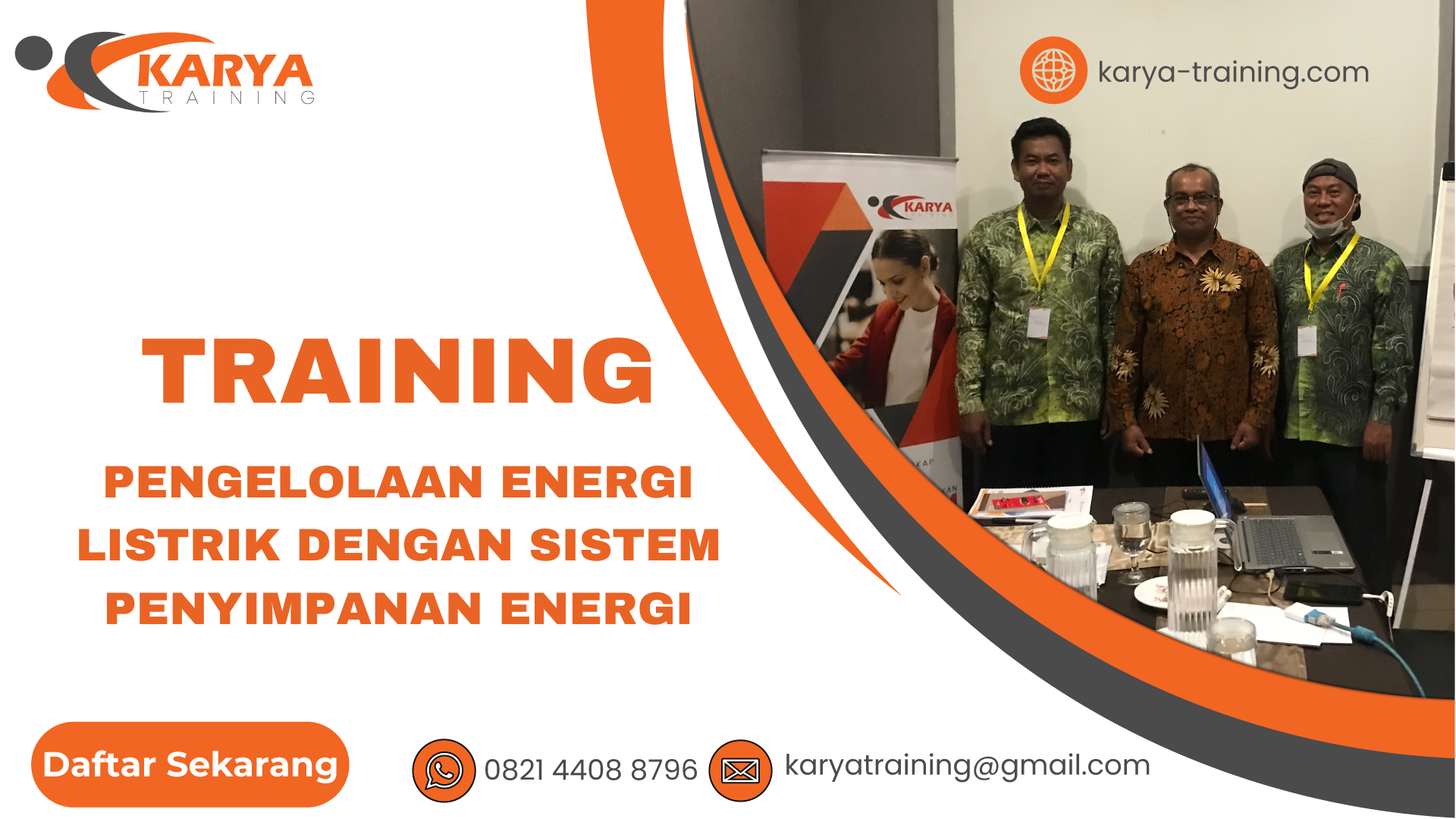 TRAINING PENGELOLAAN ENERGI LISTRIK DENGAN SISTEM PENYIMPANAN ENERGI