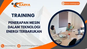 TRAINING PENERAPAN MESIN DALAM TEKNOLOGI ENERGI TERBARUKAN