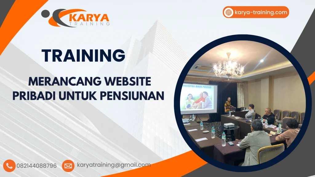 TRAINING MERANCANG WEBSITE PRIBADI UNTUK PENSIUNAN