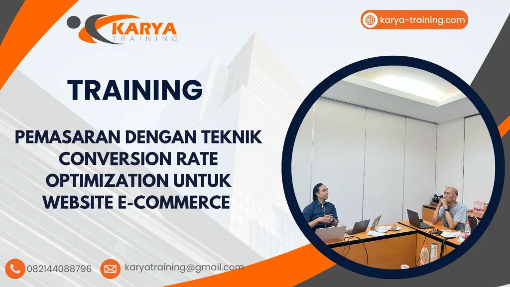 TRAINING PEMASARAN DENGAN TEKNIK CONVERSION RATE OPTIMIZATION UNTUK WEBSITE E-COMMERCE