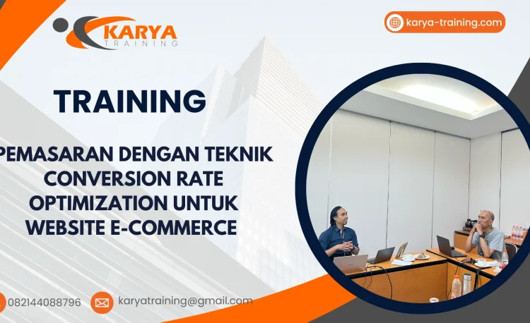 TRAINING PEMASARAN DENGAN TEKNIK CONVERSION RATE OPTIMIZATION UNTUK WEBSITE E-COMMERCE