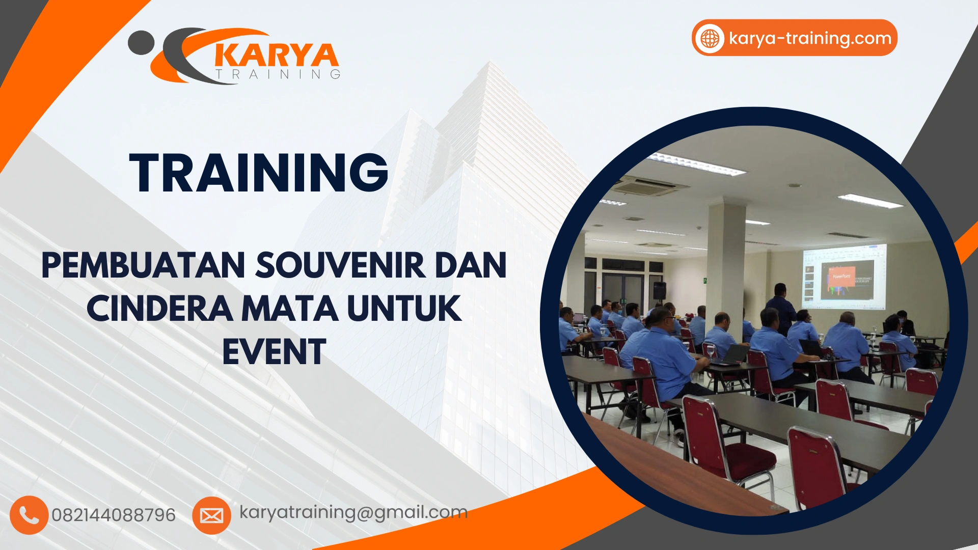 TRAINING PEMBUATAN SOUVENIR DAN CINDERA MATA UNTUK EVENT