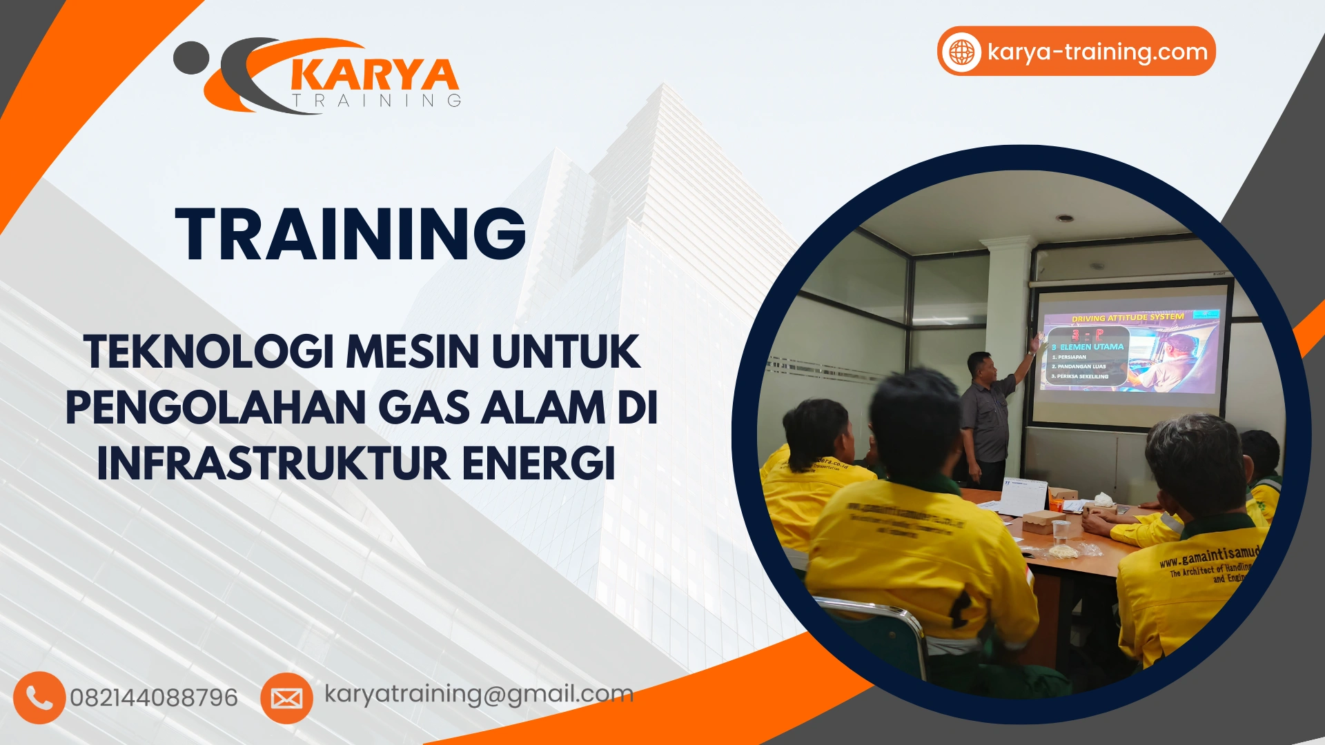 TRAINING TEKNOLOGI MESIN UNTUK PENGOLAHAN GAS ALAM DI INFRASTRUKTUR ENERGI