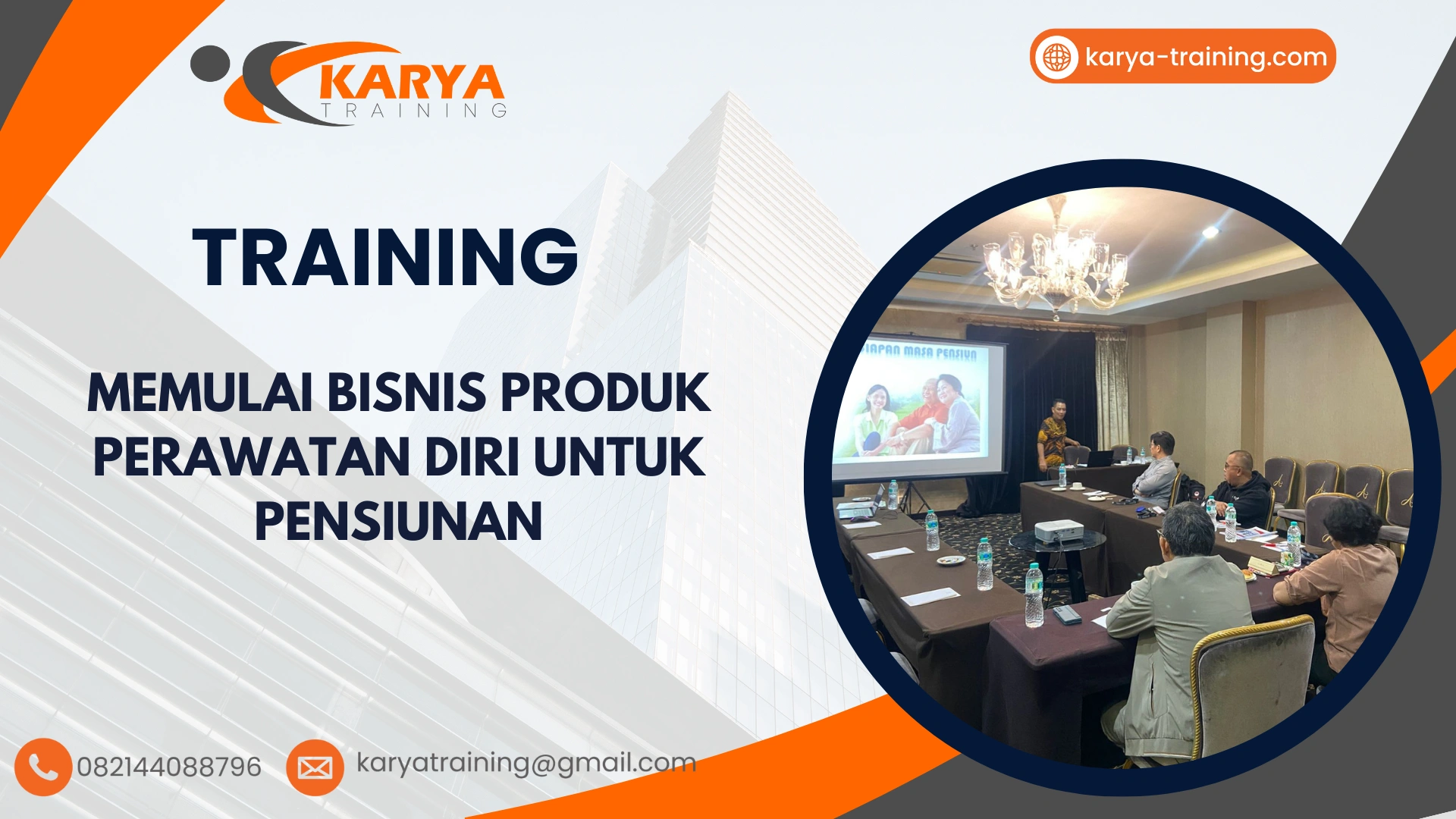TRAINING MEMULAI BISNIS PRODUK PERAWATAN DIRI UNTUK PENSIUNAN