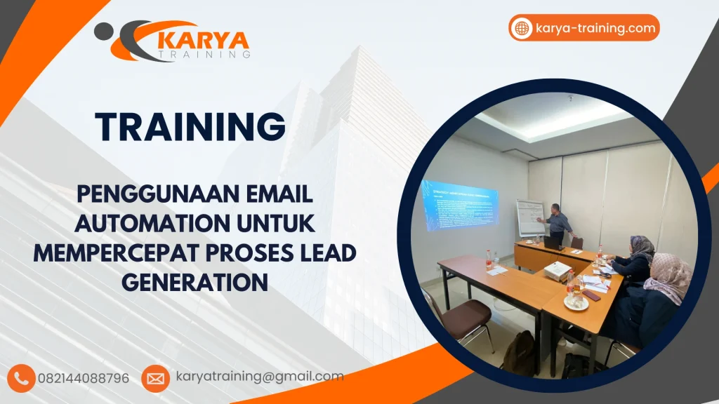 TRAINING PENGGUNAAN EMAIL AUTOMATION UNTUK MEMPERCEPAT PROSES LEAD GENERATION