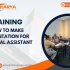 TRAINING HOW TO MAKE PRESENTATION FOR PERSONAL ASSISTANT