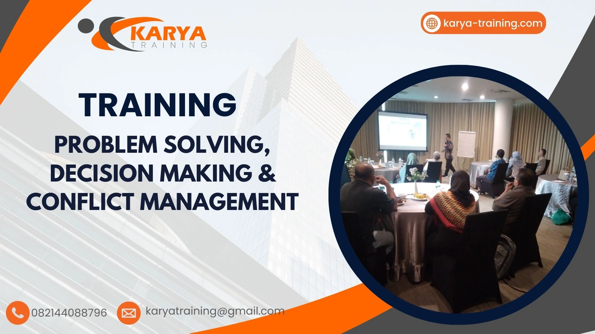 TRAINING PROBLEM SOLVING, DECISION MAKING & CONFLICT MANAGEMENT