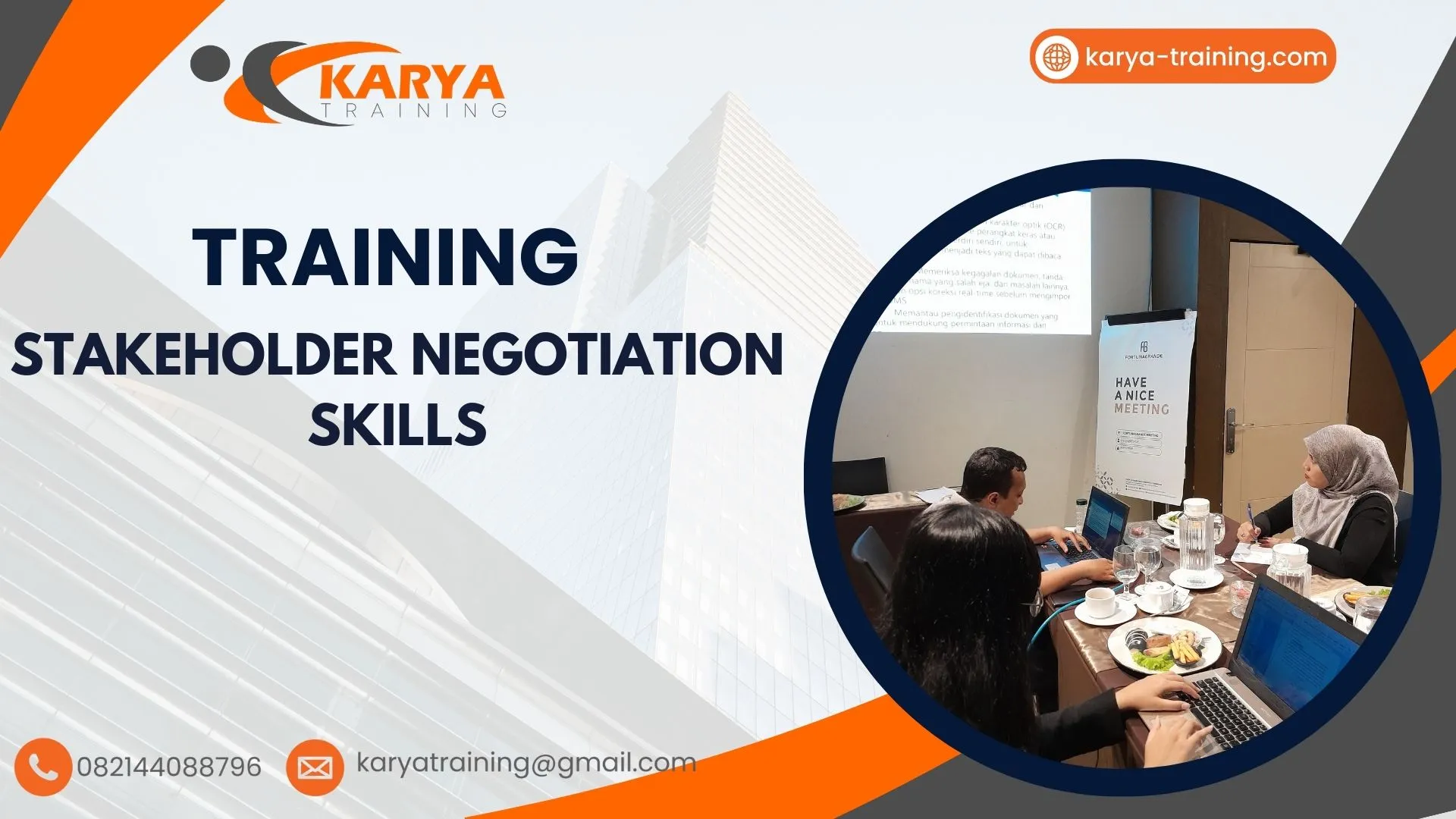 TRAINING KEMAMPUAN NEGOSIASI DENGAN PEMANGKU KEPENTINGAN